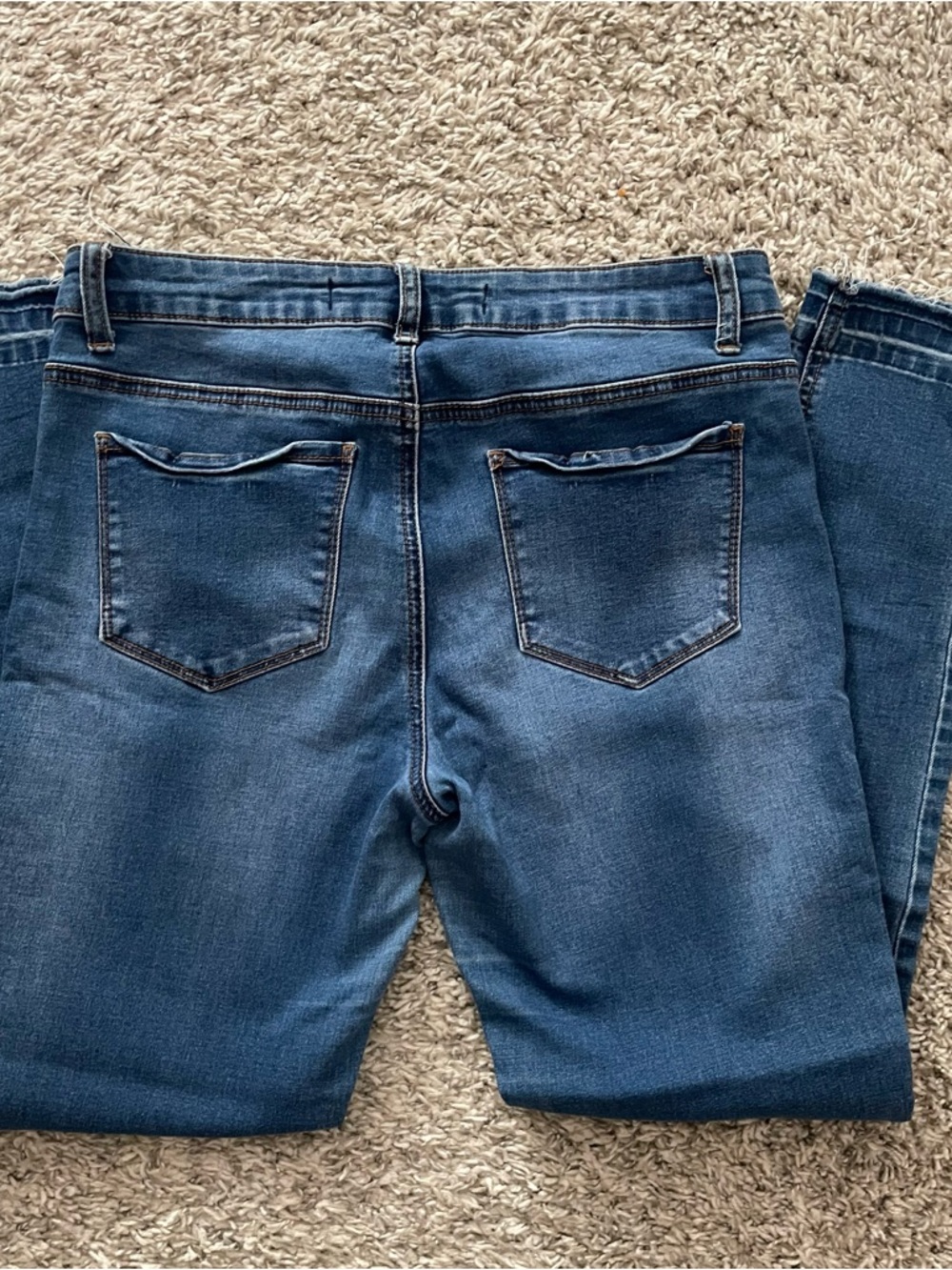 Denim&Co Women's Skinny Jeans in Blue Wash - Picture 3 of 7